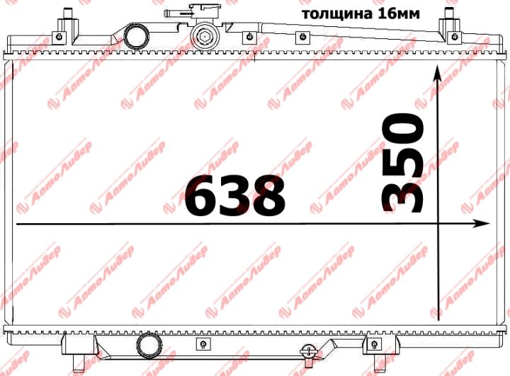 Радиатор CN-0009-1216 Радиатор CN-0009-1216